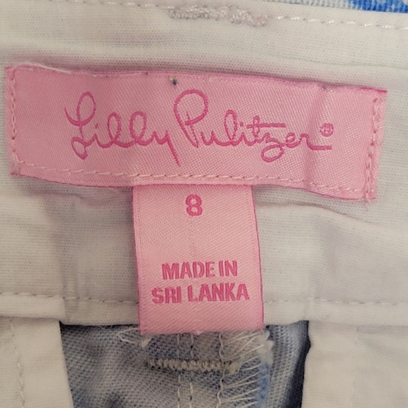 Lilly Pulitzer Sadie Stretch Crop Chino Pants Size 8. - Picture 7 of 11